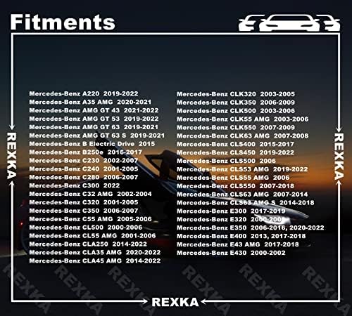 Rexka 10db Fedél Alatt Kormányállásban Bélés fémlemez Csavar Kompatibilis a Mercedes-Benz 0019906036 R171 W203 W207 W209 W211 W212 W220