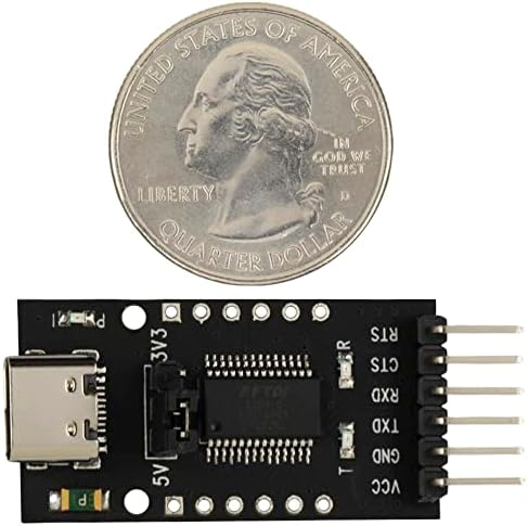 naughtystarts a FT232RL FTDI USB-Típus C-TTL Soros Átalakító Adapter Modul 3.3 V vagy 5V Kimeneti 6Pin FT232 Breakout Board Arduino (Csomag