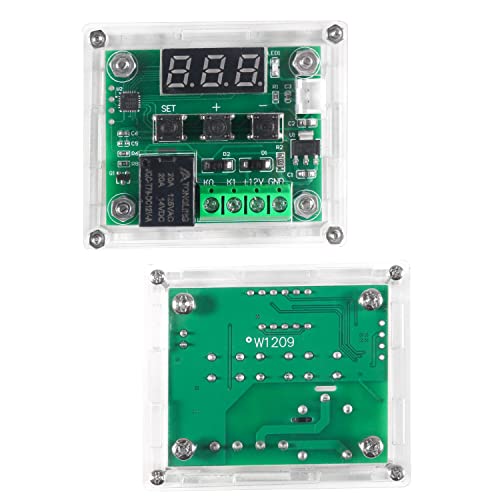 4db W1209 12V DC Digitális Hőmérséklet-szabályozó Testület Mikro Digitális Termosztát -50-110°C-Elektronikus Hőmérséklet-Hőmérséklet