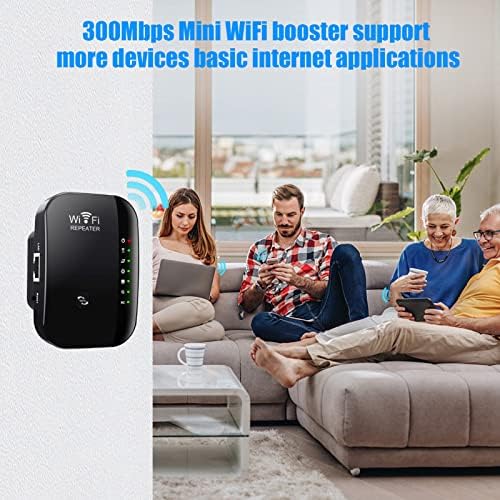 XUnion 300Mbps Mini WiFi Emlékeztető WiFi Range Extender Internet Booster Router Vezeték nélküli Átjátszó Erősítő DQ5