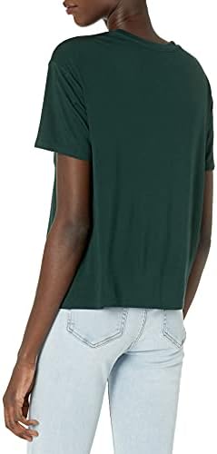 Essentials Női Jersey-Nyugodt-Fit Rövid Ujjú Sleeve Pocket Póló (Korábban Napi Rituálé)