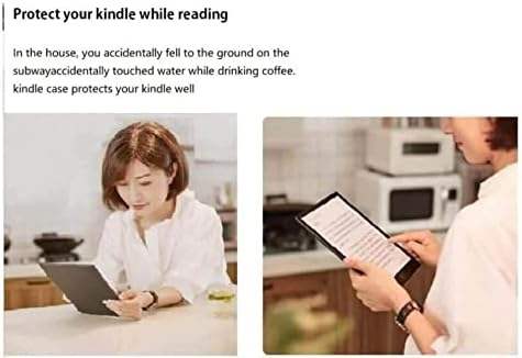 Esetben a Kindle 10 Generáció (2019 Csak Megjelent) - Nem Illik Kindle Paperwhite vagy Kindle Oázis, Bőr Smart Cover Automatikus