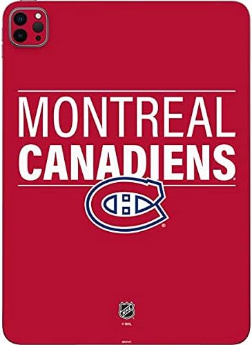Skinit Tábla Matrica Bőr Kompatibilis iPad Pro 12.9 a (2021) - Hivatalosan Engedélyezett NHL Montreal Canadiens Felállás Design