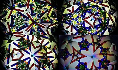 Réz Kaleidoszkóp Fa Doboz - régies - Tengeri Kézzel készített Ajándék Kaleidoszkóp