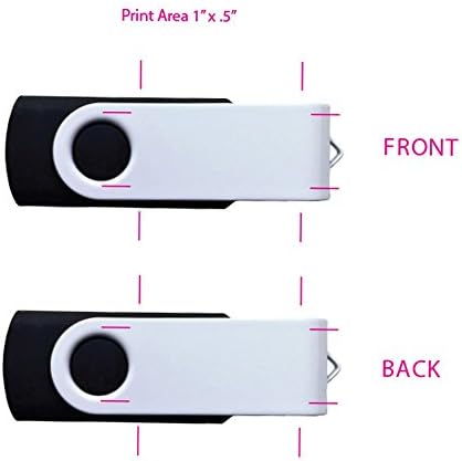 Fehér Forgatható USB Flash Meghajtók DB 250 (8GB, Fekete)