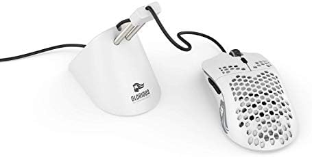Dicső Gaming Mouse - Modell O Mínusz 58 g Superlight Honeycomb Egér, RGB Egér - Matt Fehér Egér, USB Gaming Mouse