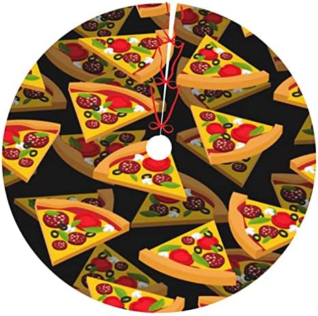 Pizza 3D Nyomtatott karácsonyfa Szoknya 48 a Karácsonyi Ünnepi Parti Dekoráció