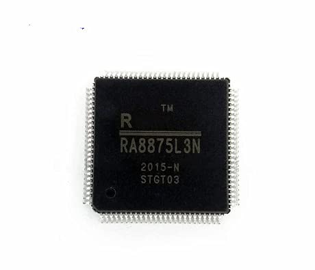 Anncus 2-10DB RA8875L3N QFP-100 folyadékkristályos chip - (Szín: 5DB)
