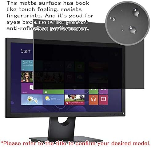 Synvy Adatvédelmi képernyővédő fólia, Kompatibilis Dell S2409 / S2409W 24 Monitoron, Anti Kém Film Védők [Nem Edzett Üveg]