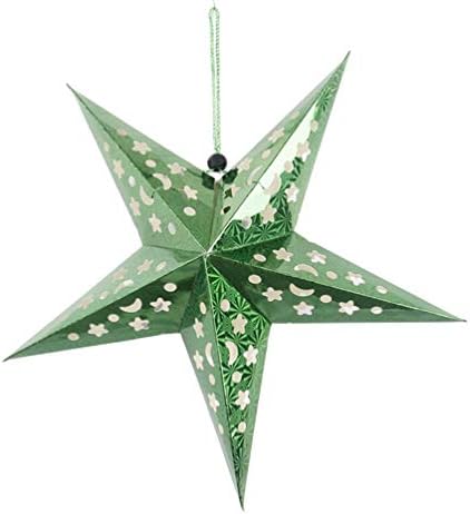 Didiseaon Papír Csillag Lámpás Dekoráció: Karácsonyi Papír Csillag lámpaernyőt Üreges Ki Lóg Csillagok, Dísz, Esküvők, Karácsonyi