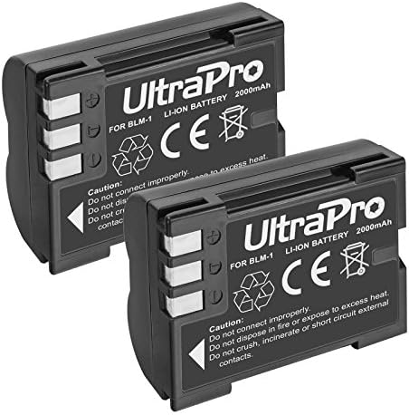 UltraPro 2-Pack BLM-1 Csere Akkumulátorok Gyors Utazási Töltő Válasszuk az Olympus Digitális fényképezőgép - UltraPro Deluxe Tartozék