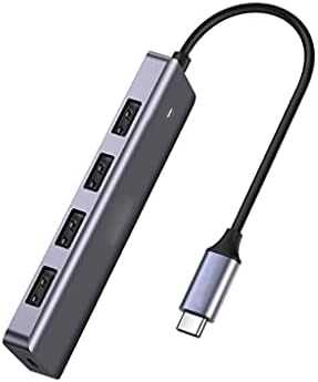 LHLLHL USB-C Hub 4 USB C Típusú USB 3.0 Hub Elosztó Adapter USB Hub Elosztó Adapter (Szín : c-Típusú Interfész)