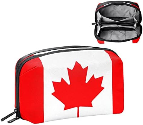 Kanadai Zászló, Juhar Levelek, Elektronika Szervező, Kábel Tároló Táska Vízálló Haza Utazik, Elektronikai Tartozékok Esetben a Töltés