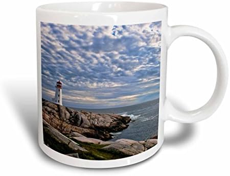 3dRose mug_72927_1Világítótorony Peggys Cove, Nova Scotia-CN07 BBA0022 - Bill Bachmann Kerámia Bögre, 11 oz, Többszínű