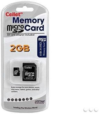 Cellet MicroSD 2GB Memória Kártya Samsung SGH-I770 ZSÁLYA Telefon SD Adapter.
