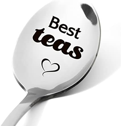 A legjobb Teák Kanál Vicces - Kanállal Gravírozott Ajándék - Tea Szerető Ajándék Nőknek Barátnőm a Legjobb Barátok, Barátnők Ajándék Ötlet