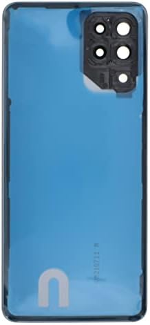 Lila Műanyag hátlap Borító Csere Samsung Galaxy A22-es Hátsó Kamera Keret Hátsó Kamera Üveg Fedelét Pre-Install Ragasztó Telepítési
