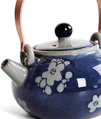 PDGJG Retro Kung Fu Tea-Készlet, Kézzel Festett, Kék-Fehér Porcelán Teáskanna lakberendezési Ajándék (Méret : B)