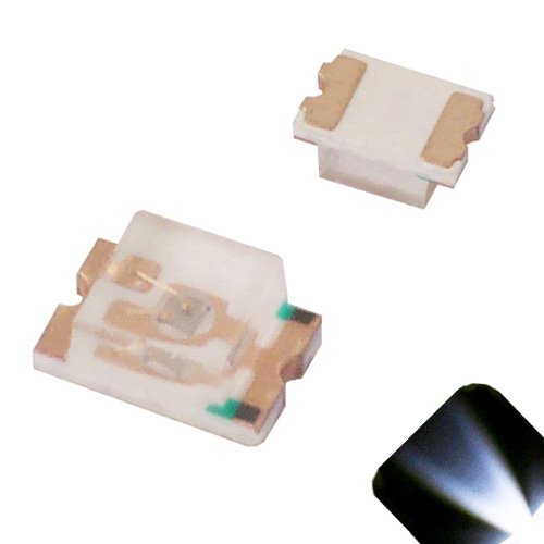 0805 SMD Hideg/Tiszta Fehér - Ultra Fényes LED (Csomag 100)