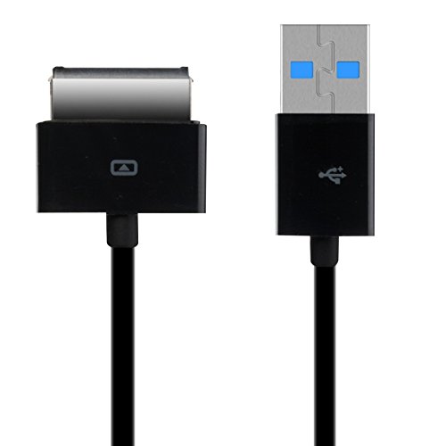 kwmobile USB Töltő Kábel Kompatibilis az Asus EEE Pad Transformer TF101 / TF300 / TF201 / TF700 - Fekete