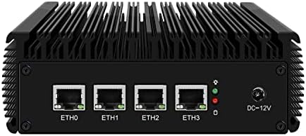 HUNSN Micro Tűzfal Készülék, Mini PC, VPN Router, PC, Intel N5105, RJ02l, AES-NI, 4 x Intel 2.5 GbE I225-V B3, HDMI, DP, 4 x USB, Barebone,