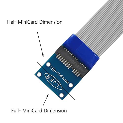 CERRXIAN 14 cm Mini PCI-E Férfi-Nő Express Hosszabbító Kábelt a Hálózati Kártya