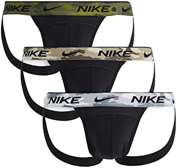 Nike Férfi Dri-FIT Alapvető Pamut-Stretch szuszpenzor 3 Pack