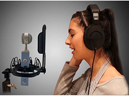 SUUNTOK Mikrofon rezgéscsillapító a Pop Szűrő Egyetemes Sokk Állni Mikrofonok Méret at 21-62mm Anti-Vibrációs Mikrofon tartó Klip Kompatibilis