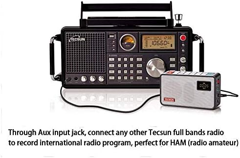 Tecsun ICR-100 4-in-1 a Zsebében, FM Rádió ETM Tuning, Digitális Készülék, MP3-Lejátszó, Beépített Micro SD Kártya Foglalat & Hordozható Hi-Fi