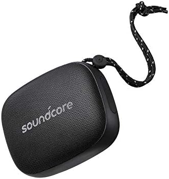 Soundcore Anker Ikon Mini, Vízálló Bluetooth Hangszóró Robbanásveszélyes Hang, IP67 vízálló (Fekete)