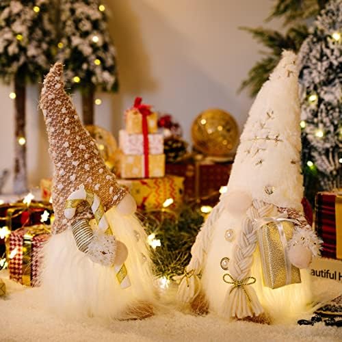 Ragyogó Karácsonyi Gnome Dekorációk,világít Karácsonyi Díszek a Fények,Haza Táblázat Kandalló Dekoráció Ajándék Party Ajándékok,