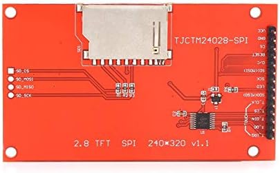 TFT LCD Kijelző Modul, 2.8 240x320 SPI TFT LCD Kijelző, érintőképernyő, a NYÁK-Lemez ILI9341 5V/3.3 V