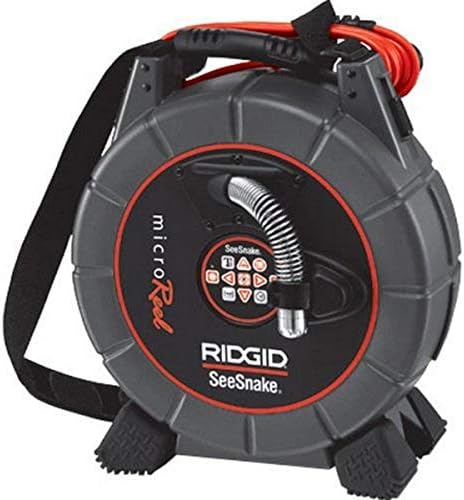 RIDGID 35188 SeeSnake L100C MicroReel Videó Ellenőrző Kamera Sonde, valamint Számláló, Cső vizsgáló Kamera Adó (CA-350 Kompatibilis),Fekete