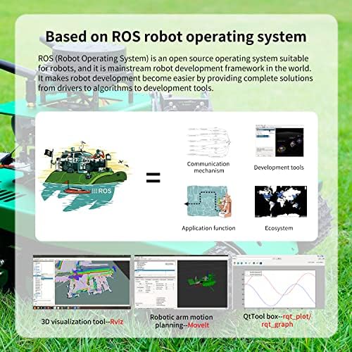 ROS Robot Készlet Robot Kar a Raspberry Pi 4B Transbot Yahboom Készítő (Pi Ver.III.) （Raspberry Pi 4B NEM Tartalmazza）