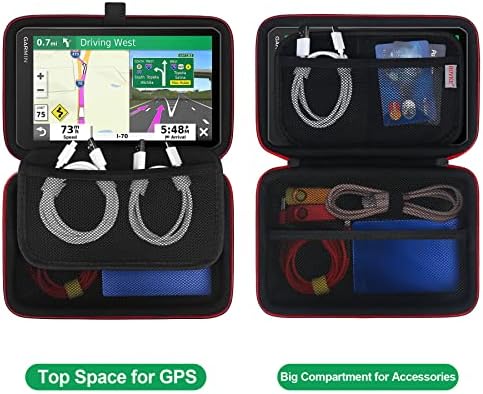 BOVKE Nehéz GPS Esetében 8 Inch Garmin dezl OTR800 / dēzl OTR810 / DriveSmart 86 / Garmin RV 890 GPS Navigátor Rendszer, Extra Helyet alkalmas