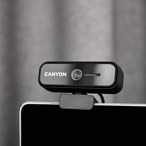 CANYON [Teljes Hd1080p] Webkamera/Arc Cam Mikrofon, webkamera Streaming Auto Fókusz, 360° Forgó Funkció, Pc/Desktop/Laptop Működik A Zoom,