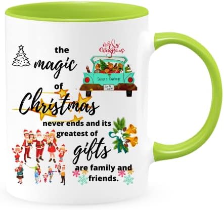 A Varázslat, A Santa Karácsonyi Kávé, Tea Bögre - Karácsonyi Bögre Fél Ajándék - Karácsonyi Gyerekek Bögre