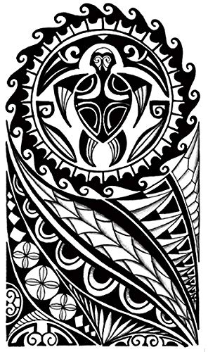 Törzsi Totem Hüvely Tetoválás, 4 Lapos Nagy Teljes Kar Hüvely Tetoválás, 4 Lapos Hamis Fél Karját Totem Tetoválás a Férfiak