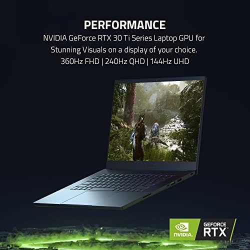 Razer Blade 15 Laptop: NVIDIA GeForce RTX 3070 Ti - 12 Generációs Intel 14-Core i7 CPU - 15.6 FHD 360Hz - 16GB DDR5 RAM - 1 tb-os PCIe