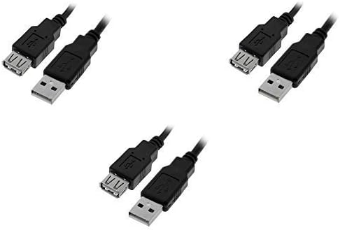 eDragon USB 2.0 Hosszabbító Kábel, Fekete, Egy Férfi, Egy Nő, 10 Láb, Csomag 3