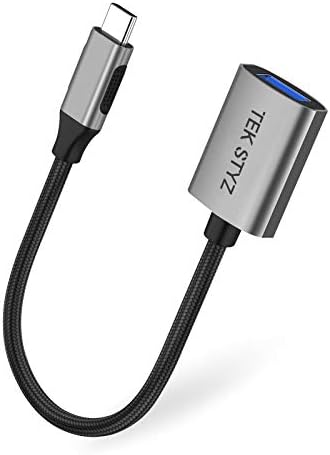 Tek Styz USB-C USB 3.0 Adapter Kompatibilis A Ford 2020 Explorer OTG Típus-C/PD Férfi USB 3.0 Női Converter. (5Gbps)