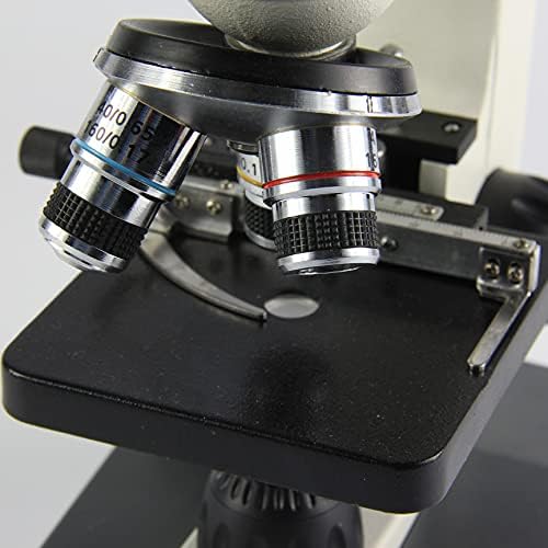 ZXYAN Mikroszkóp Kiegészítők Biológiai Mikroszkóp Binokuláris Mikroszkóp 640X Biológia Oktatás (Szín : Fehér, Nagyítás : 1600X)