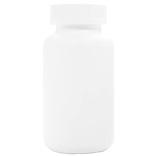 Fehér Gyermek Ellenálló Széles szájú Üveg - Mega Üveg Gyógyszertár Rx Stílus Folyadék Tartály - 25 db (30cc - 30 Dram)
