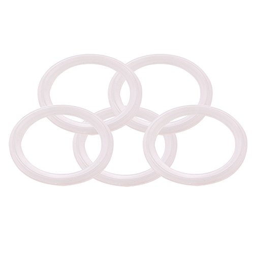 DERNORD Szilikon Tömítés Tri-Lóhere (Tri-clamp) O-Gyűrű - 2.5 Inch (Csomag 5)