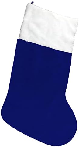 Iconikal Jumbo Karácsonyi Harisnya, Kék Plüss, 43-Hüvelyk Magas
