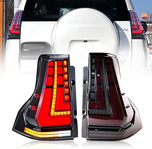 TT-ABC LED-es hátsó Lámpák, Lexus GX460 2010-2023 & Toyota Prado 2010-2021 Start Animáció DRL Hátsó Lámpa Tartozékok Szerelési hátsó lámpa