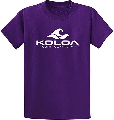 Koloa Surf Klasszikus Hullám Logó Tees - Nehéz Pamut Pólók, Rendszeres, Nagy & Magas