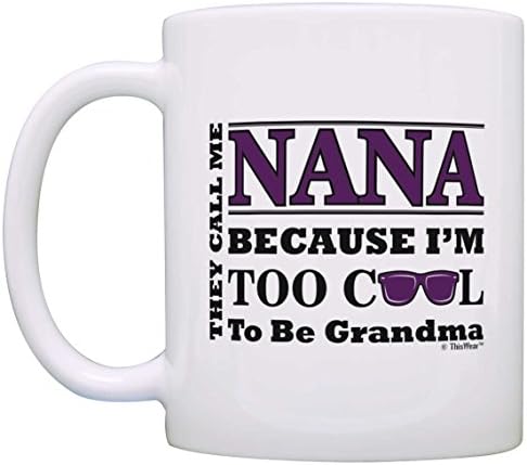 ThisWear anyák Napi Ajándék Mimi Is jó, hogy egy Nagymama Napszemüveg Ajándék Bögre Tea Csésze Fehér