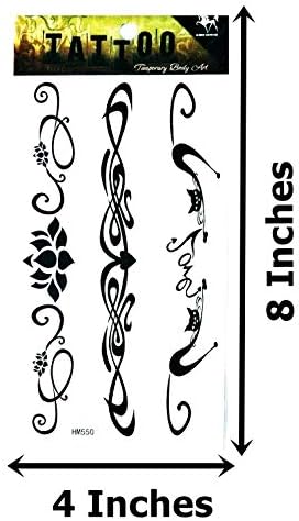 NipitShop 1 Lap Lótusz Virág Ideiglenes Tetoválás Matricák Body Art 3D Lotus Tetoválás Vízálló