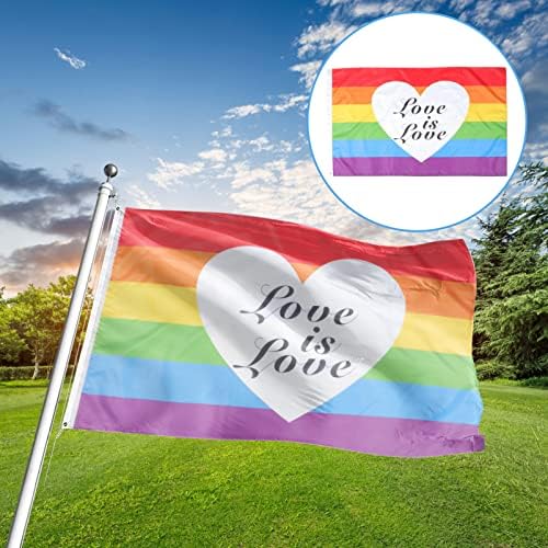 ABOOFAN Kültéri Dekoráció, Kültéri Dekoráció Szivárvány Pride Flag LMBT Banner Büszkeség Szivárvány Zászló Banner Meleg MELEG Büszkeség Napja